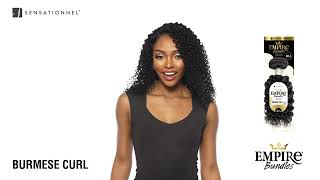 Sensationnel Empire Bundles Burmese Curl Weaves 360 view