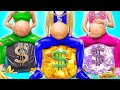 Rich vs Poor vs Giga Rich Pregnant | I Was Adopted by Billionaire Family by La La Life GOLD