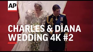 Charles & Diana Wedding in 4K | Part 2 | ceremony in St Paul's Cathedral | 1981