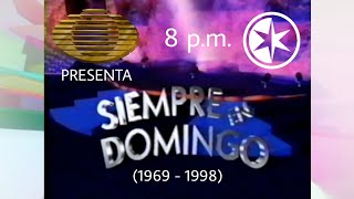 Siempre en Domingo - Opening 1998 (Televisa)