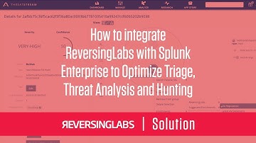 ReversingLabs Solutions: How to Prioritize Triage in Splunk