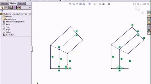 Sketch Entities Lines and Centerlines with solidworks - CSWA training