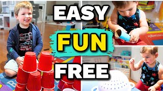 Fun, Fast &amp; FREE Activities for Toddlers and Preschoolers at Home!