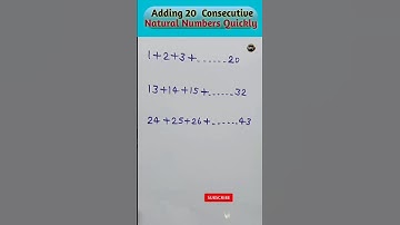 How to Add 20 Consecutive  Numbers ? Number  System Trick  #shorts  #viral #nityamstudycentre