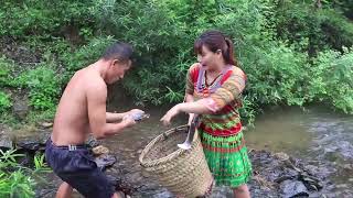 Primitive Fishing: Catch Big Fish And Survival Bushcraft - Living Off Grid