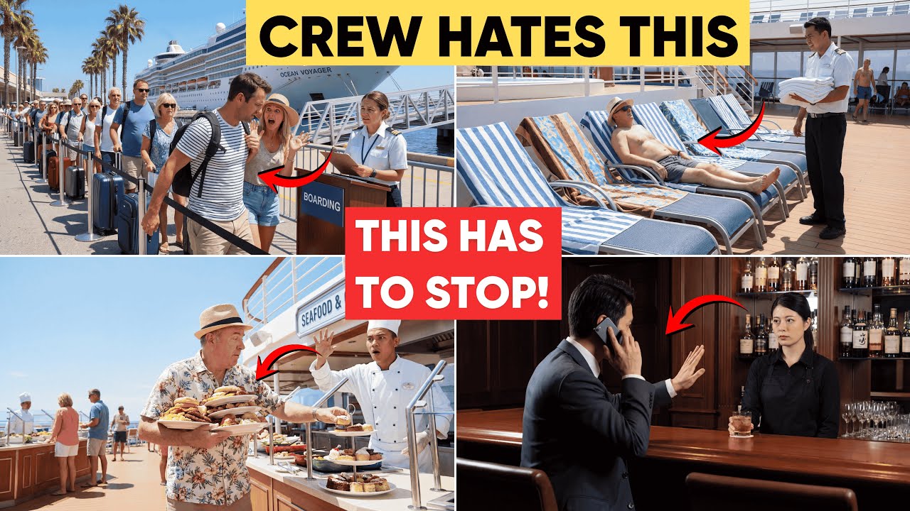 Cruise Crew EXPOSED: 12 Passengers They Secretly Hate