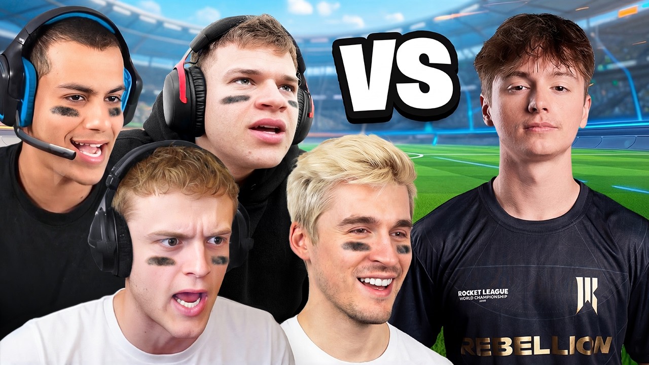 Can 7 Streamers Beat 1 Rocket League Pro?