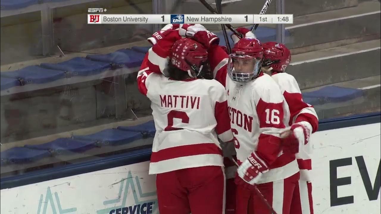 UNH Women's Hockey vs Boston University Highlights 1-21-23 