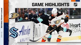 Ducks @ Kraken 11/11/21 | NHL Highlights Guide