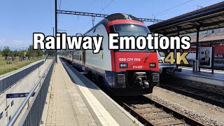 🚆 4K Cab ride through the canton of Zurich on a hot day (Switzerland | S8 Winterthur - Pfäffikon SZ)