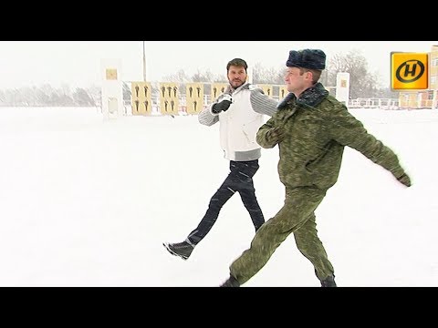 На армейском плацу с Германом Титовым