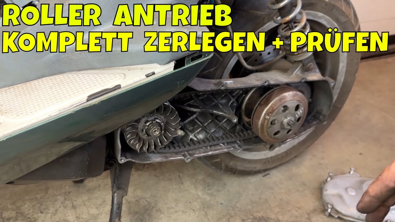 Roller Antrieb komplett ausbauen + reinigen + Verschleiss beurteilen / Schritt für Schritt
