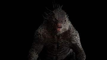 Godzilla legendary 3D model blender(godzilla roar 2014)