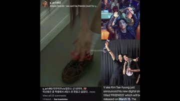 Supportive bestie 😁 #vsoo #taesoo #jisoo #taehyung #shorts