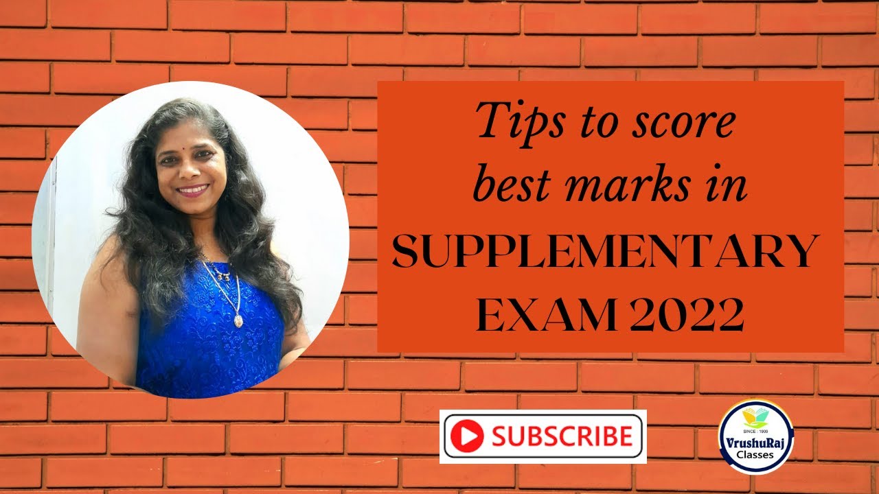 SUPPLEMENTARY EXAM 2022