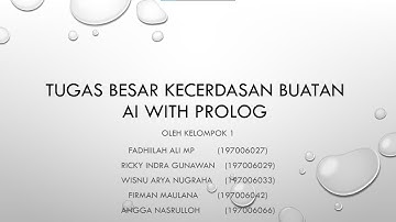 TUTORIAL PROLOG - KASUS : SISTEM PAKAR IDENTIFIKASI TUMBUHAN DAN SISTEM REKOMENDASI KK