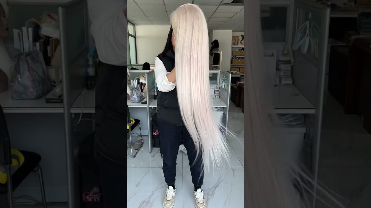 platinum blonde wig long hair 