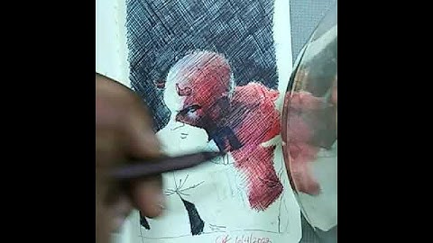 DAREDEVIL😈🕶!!! TIME LAPSE DRAWING!!!