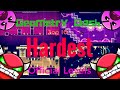 (OLD/BAD VIDEO) Geometry Dash Top 10 HARDEST Official Levels (2.0)