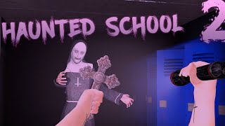 SCHOOL SURROUNDED by SPİRİTS - Haunted School 2 - Horror Game - Düşün Seli Gaming
