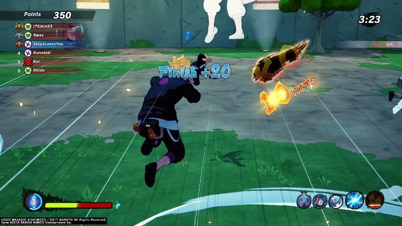 19-1 as borushiki in Naruto Shinobi Strikers