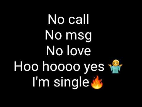 Whatsapp status single