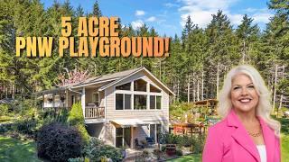 Port Angeles WA 5 Acre Retreat | Olympic Peninsula Dream Property- Olympic National Park