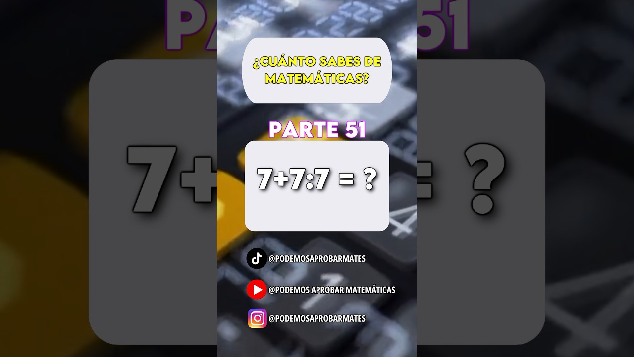 TEST DE MATEMATICAS