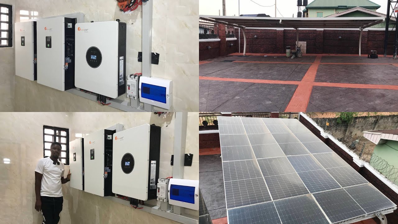 Данная солнечная электростанция обеспечивает питанием 2 кондиционера, холодильник и другие бытовы...