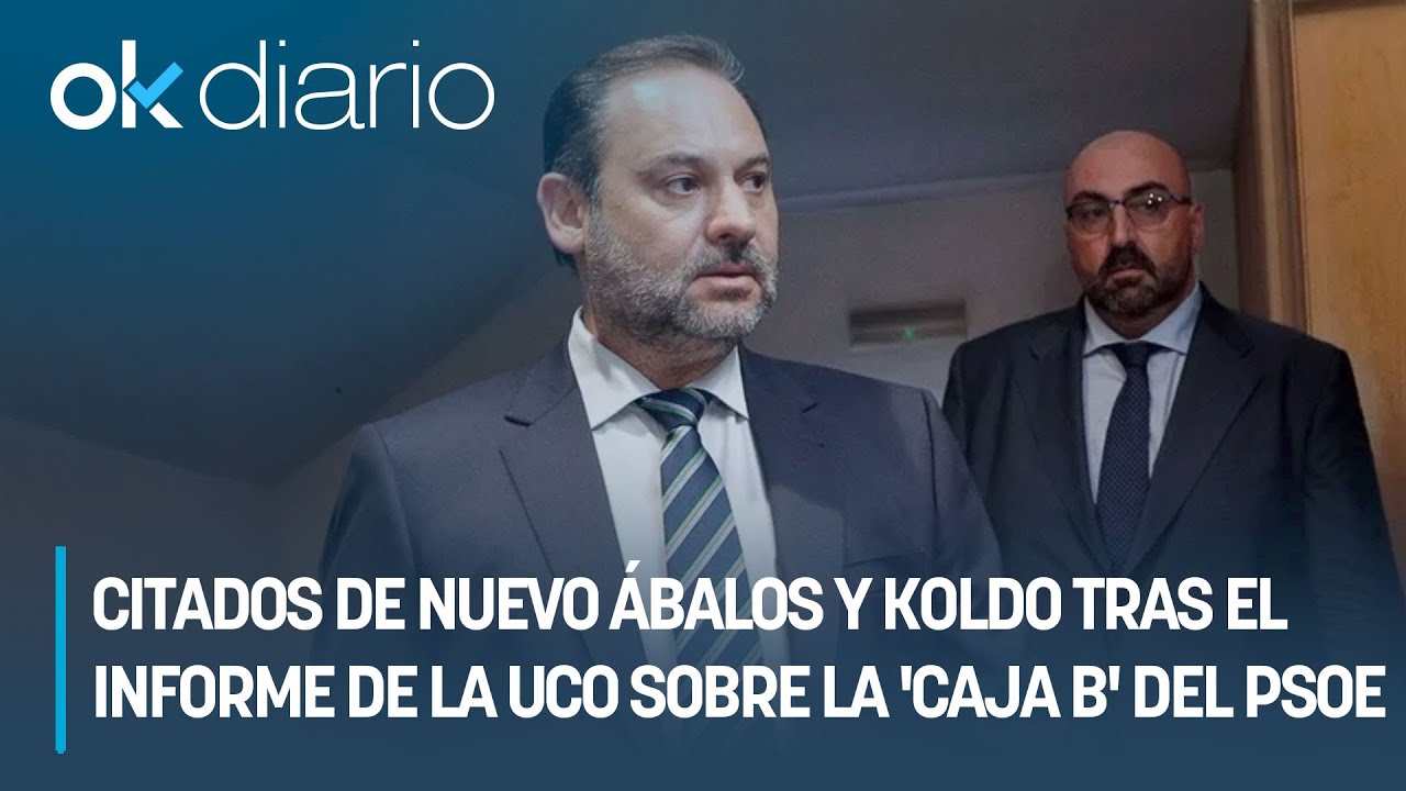 El juez cita de nuevo a Ábalos y Koldo García tras el informe de la UCO ...