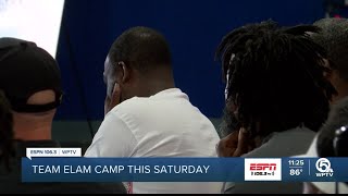Team Elam Foundation preps for coaching clinic and football camp