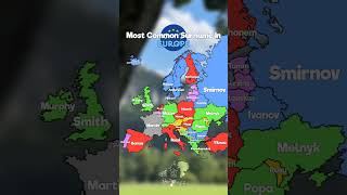 Celebrity Most common surname in Europe #europe #geography #mapping #mapper #shorts #fyp #viral Profile