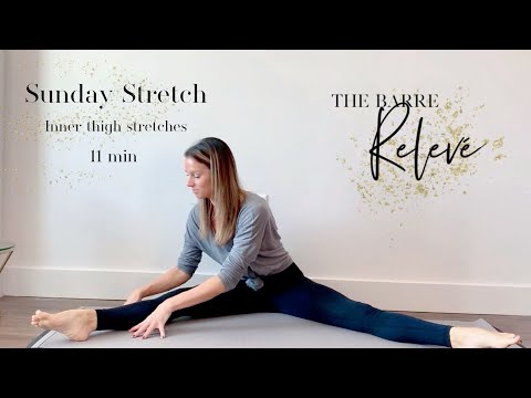 Sunday Stretch Barre Workout Inner thigh & dancers stretch