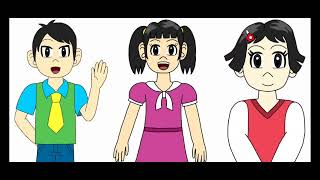 Oliver, Gina And Mandy Warm372 Characters1