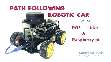 Path Following Robotic Car using ROS,Lidar with Raspberry pi