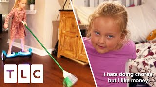 "I Want Infinity Money" Will Paying Kids Money for Chores Work? | OutDaughtered