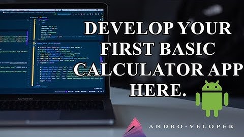 How to create a BASIC CALCULATOR APP  | ANDROID STUDIO | 2020