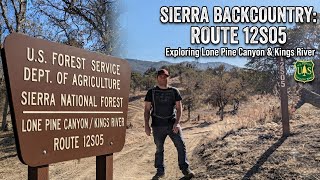 Exploring Forest Route 12S05: Lone Pine Canyon & Cottonwood Springs Creek