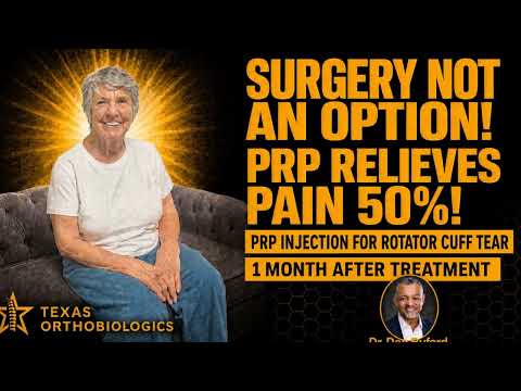 Massive Rotator Cuff Tear – PRP Cuts Pain in Half! | 1 Month Results