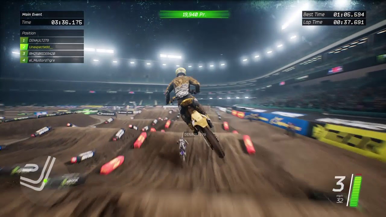 Monster Energy Supercross A1 fast lap*