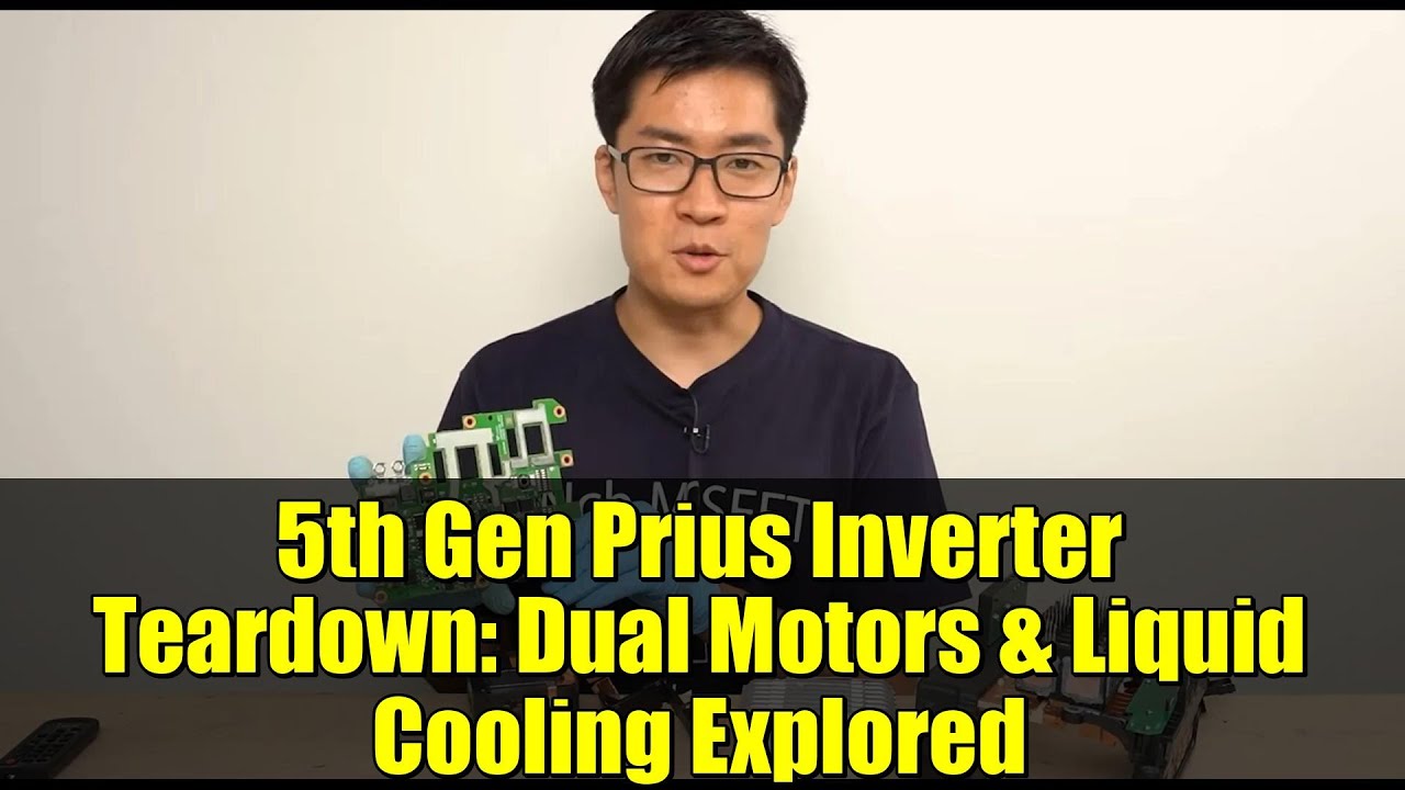 5th Gen Prius Inverter Teardown: Dual Motors & Liquid Cooling Explored