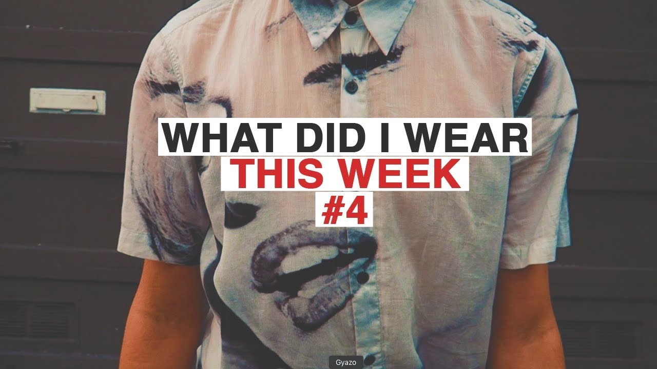WHAT DID I WEAR THIS WEEK #4 (Undercover, Dries Van Noten, Rick Owens, Number Nine)