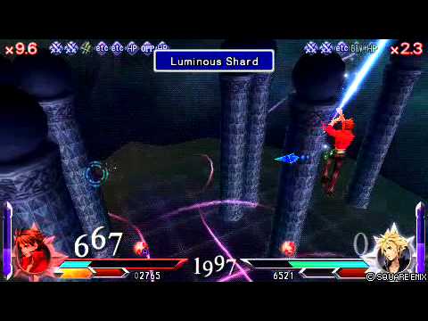 ディシディア デュオデシム バッツ VS クラウド DDFF Butz vs Cloud 9 対人戦