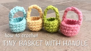 Famous How To Crochet Tiny Basket With Handle Profile