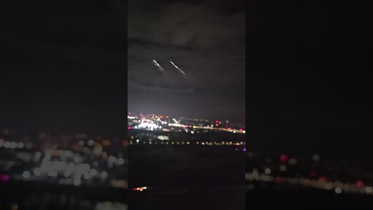 Fly over Guangzhou city, China 