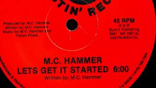 M.c. Hammer- Lets Get It Started Instrumental