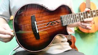 OUTLET/Enya E6 FE Solid Koa Tenor [Ochanomizu Store] @ukuleleshoptantan