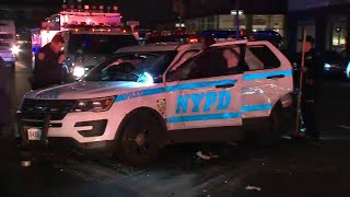 2 NYPD officers hurt in crash