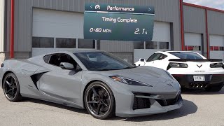 First drive in 2024 Corvette E-Ray Hybrid (0-60 in 2.1 seconds)