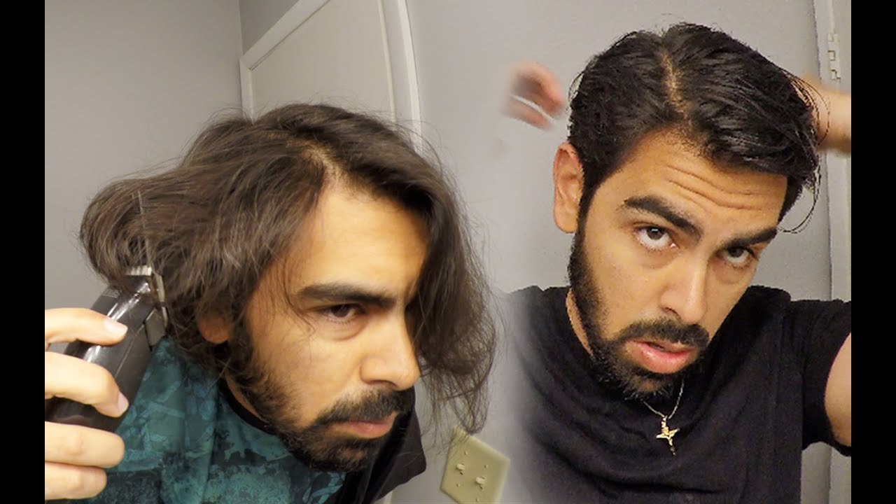 Self Haircut - Long Hair | How to Cut Your Own Hair | How to Cut Long Men's  Hair | Tip #25 - YouTube